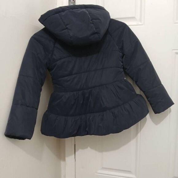 Mayoral girls kids size 9 navy blue puffer jacket outerwear - Picture 4 of 7